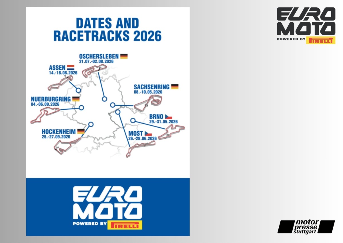 Von IDM zu EURO MOTO / Motor Presse Stuttgart startet 2026 eine neue Europäische Motorsport-Serie für Superbike, Supersport und Sportbike