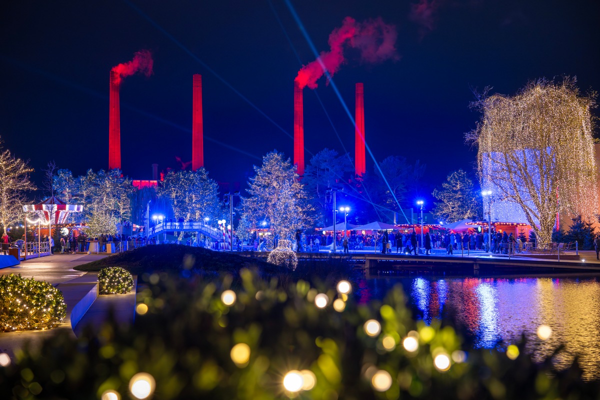 Licht trifft Klang: Winterbeleuchtung in der Autostadt erstmals als spektakuläre Licht- und Soundshow inszeniert
