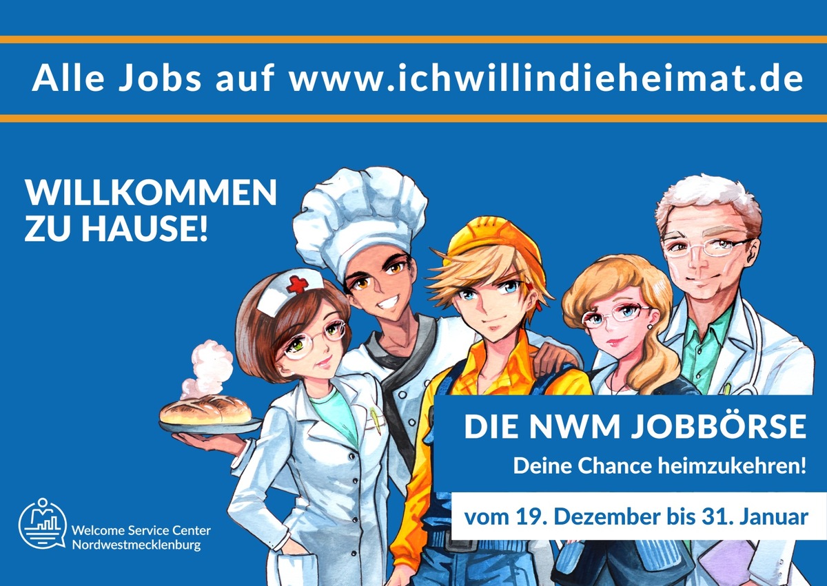 Startschuss zu Weihnachten für das digitale Jobportal Nordwestmecklenburg presseportal.de