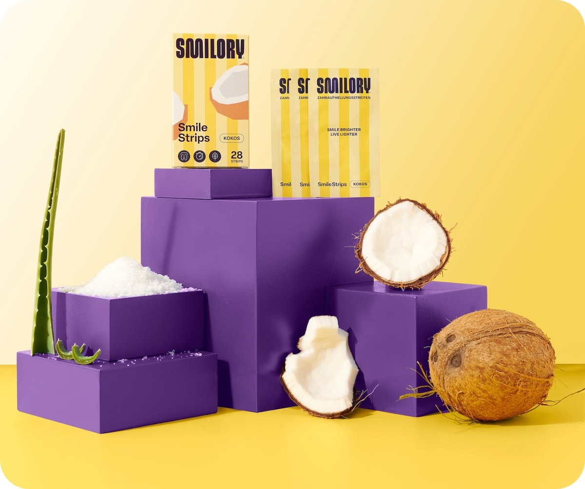Smilory: Die neue Zahnaufhellung für strahlend weiße Zähne. Das Zahnbleaching aus der Zukunft