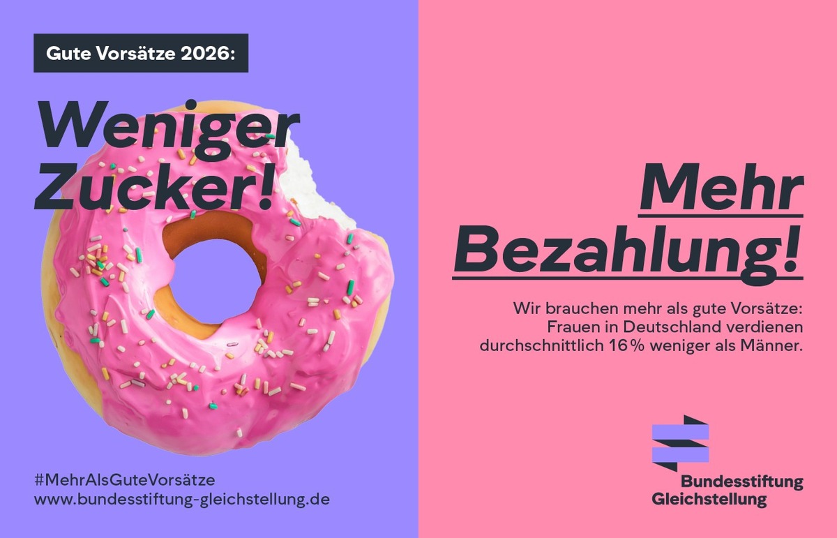 Strukturwandel geschlechtergerecht gestalten und gesellschaftlichen Zusammenhalt stärken / Bundesstiftung Gleichstellung startet mit Kampagne ins neue Jahr