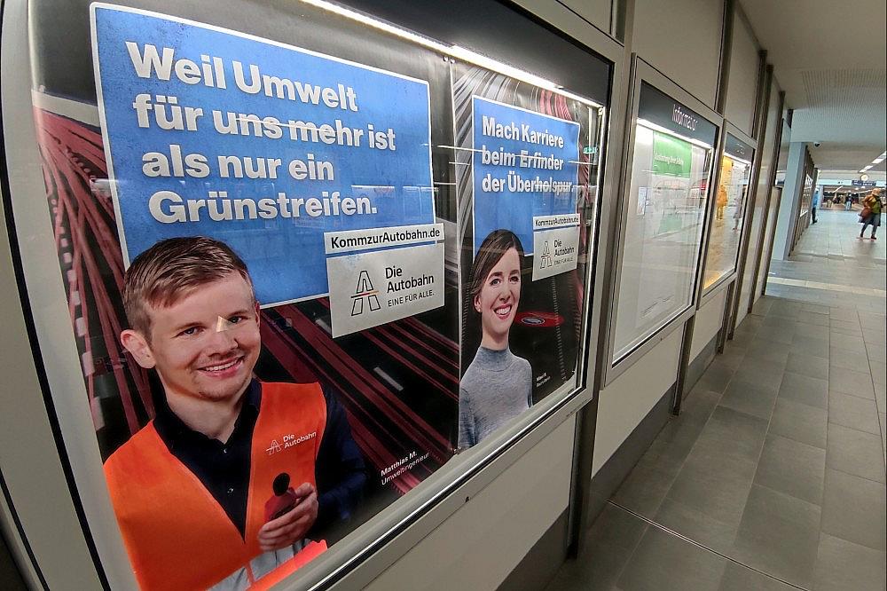 Stellenanzeige für die Autobahn GmbH (Archiv) via dts Nachrichtenagentur