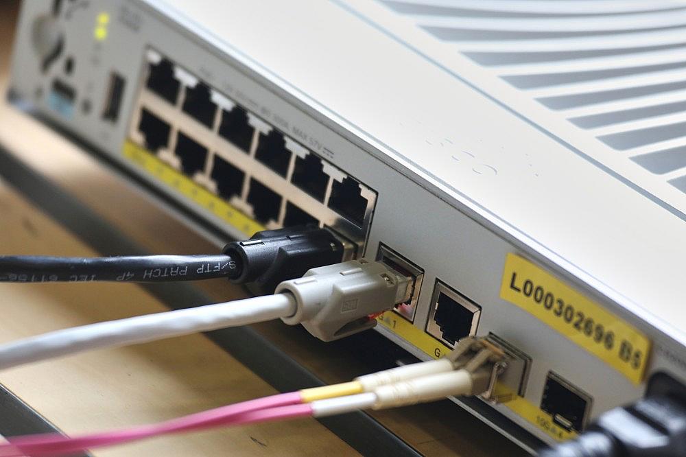 Netzwerk-Patchpanel (Archiv) via dts Nachrichtenagentur