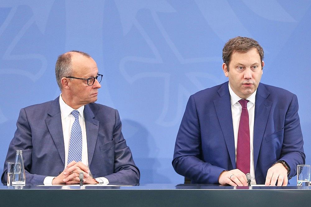 Friedrich Merz und Lars Klingbeil (Archiv)