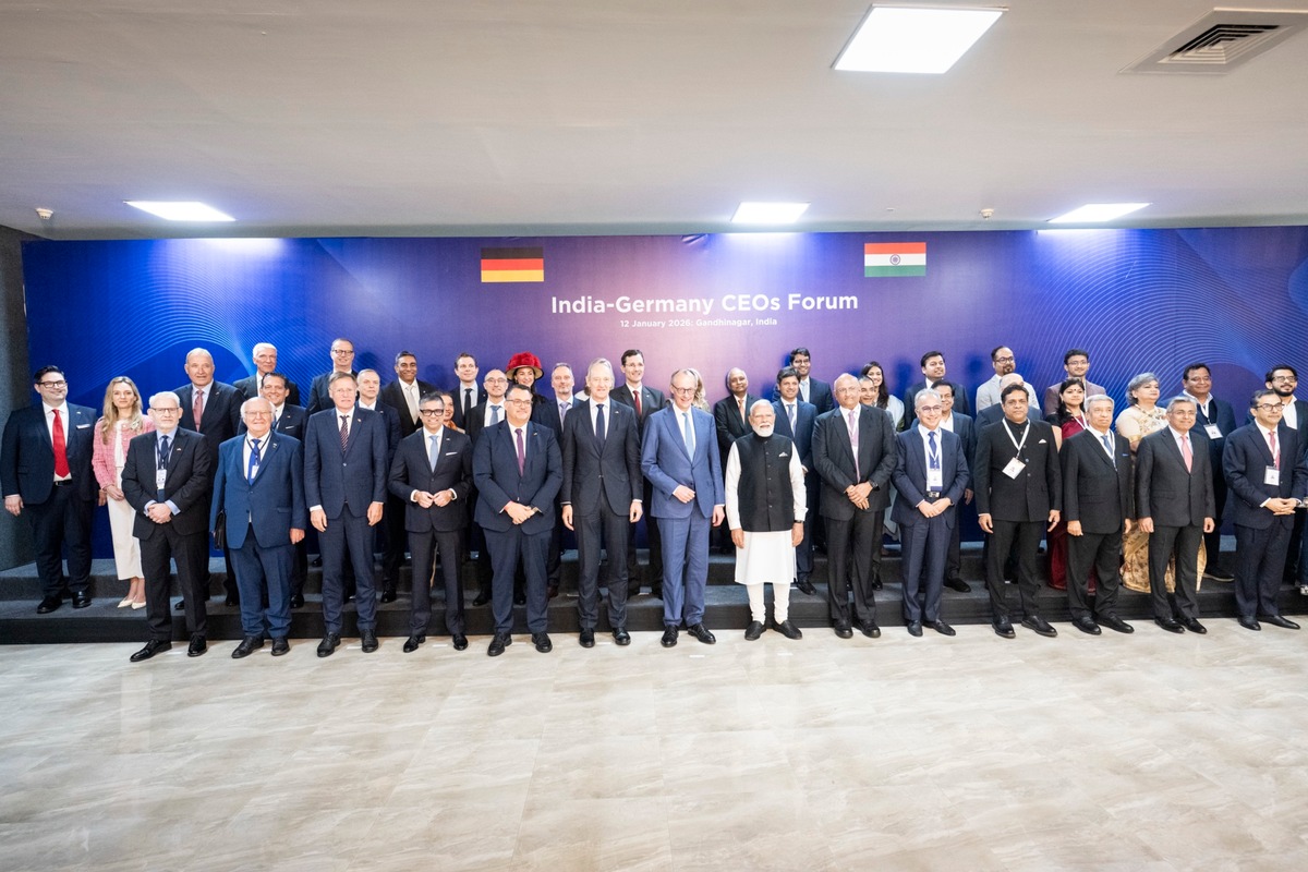 TÜV SÜD-CEO Ishan Palit begleitete die Wirtschaftsdelegation von Bundeskanzler Friedrich Merz presseportal.de