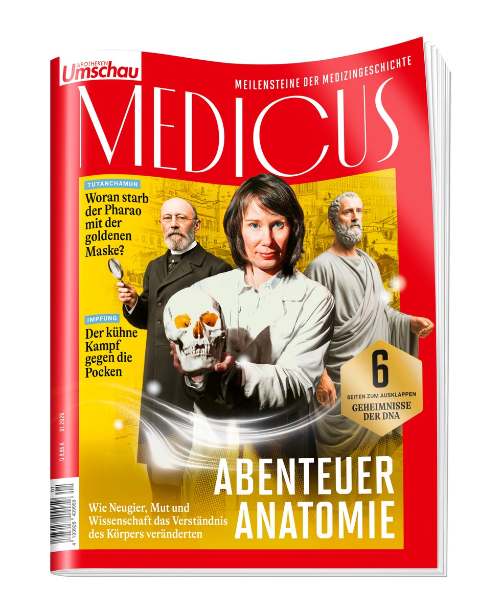 Wort & Bild Verlag startet neues Printmagazin Apotheken Umschau Medicus / Medizingeschichte fundiert, visuell stark und überraschend aktuell erzählt presseportal.de