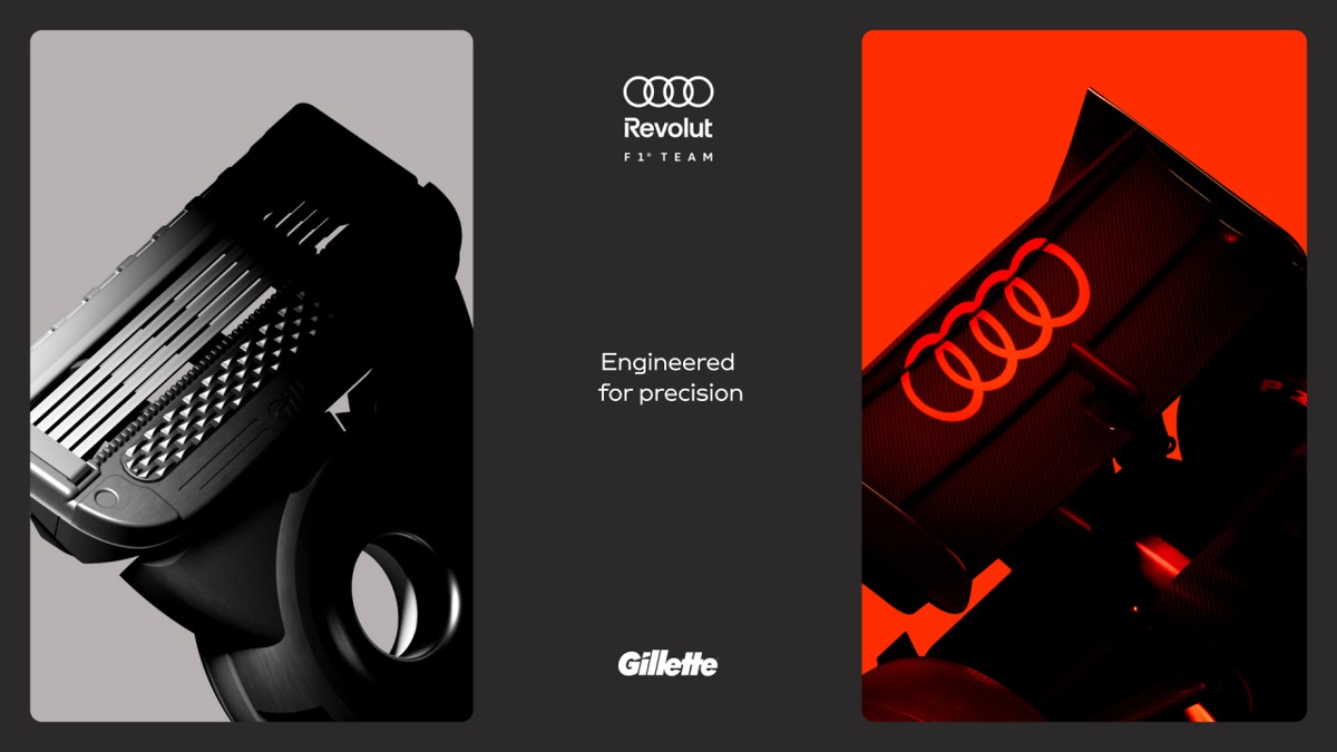 Audi Revolut F1 Team begrüßt Gillette als offiziellen Partner