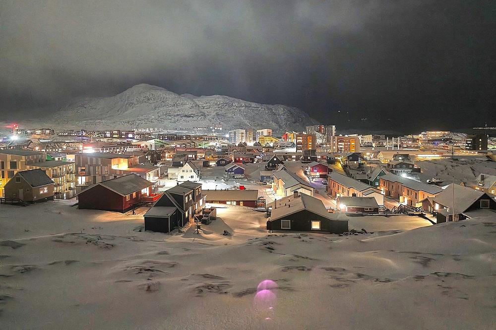 Nuuk auf Grönland am 18.01.2026