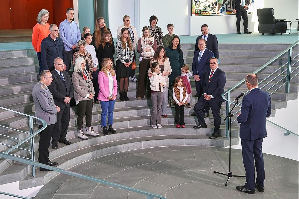 Empfang der Familienangehörigen am 20.01.2026