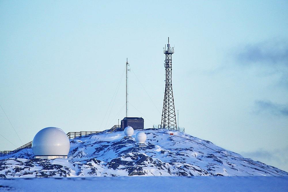 Sendestation auf Grönland am 20.01.2026
