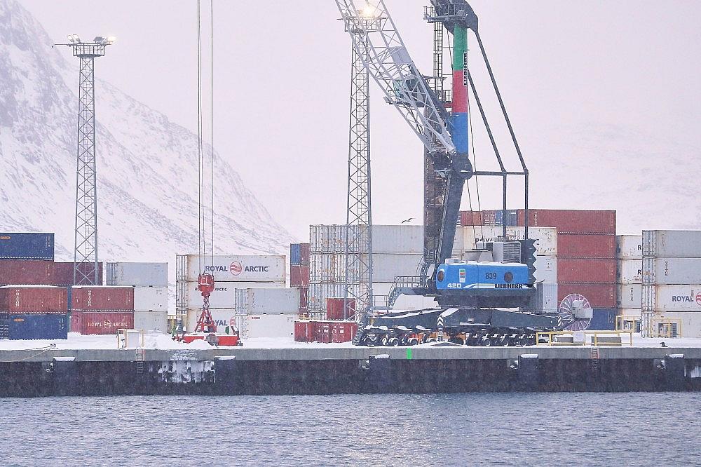 Containerhafen von Nuuk auf Grönland am 19.01.2026 via dts Nachrichtenagentur