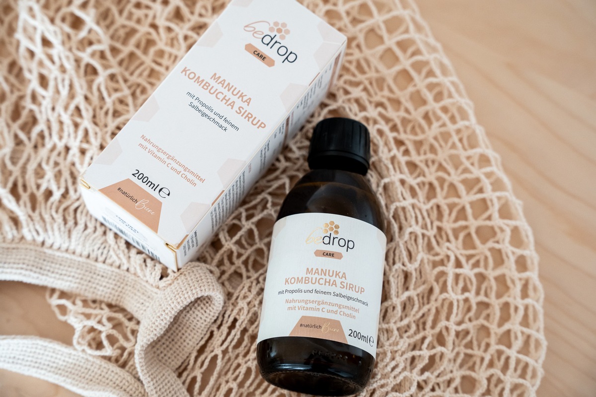 Bedrop startet Manuka-Kombucha-Sirup - wie Bienenprodukte den Wellness-Trend prägen / Bienenprodukte im modernen Wellness-Zeitgeist presseportal.de
