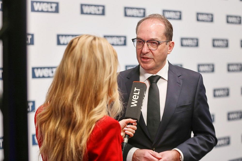 Alexander Dobrindt wird von Welt-TV interviewt am 27.01.2026