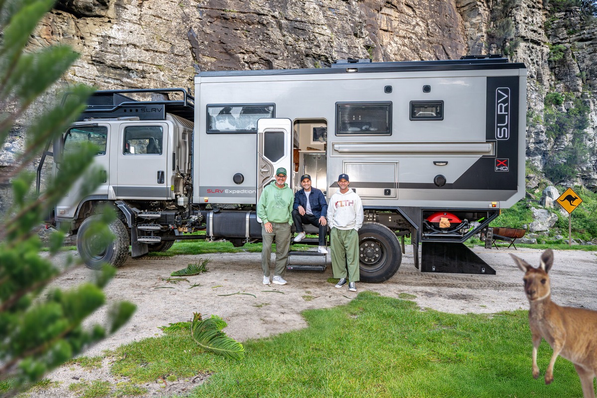 Frank Rosin Ali Güngörmüs Alexander Kumptner Roadtrip Australien Joyn/Richard Lowe, presseportal.de