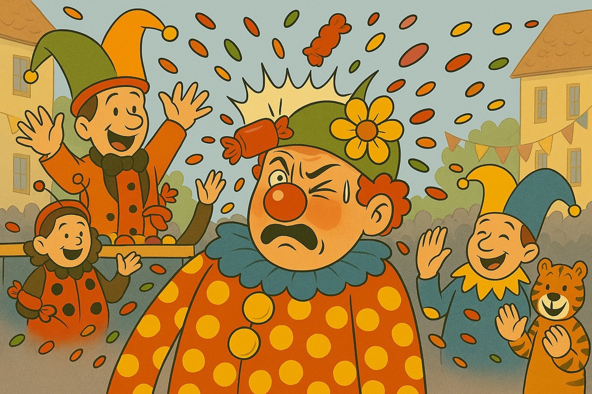 Kamelle am Kopp, Kostüm ruiniert - gut versichert im Karneval presseportal.de