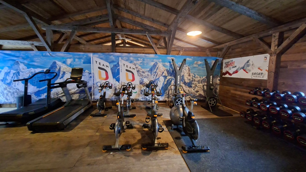 Die Sieger-Chance unterstützt Kraftraum im Deutschen Haus bei den Winterspielen 2026