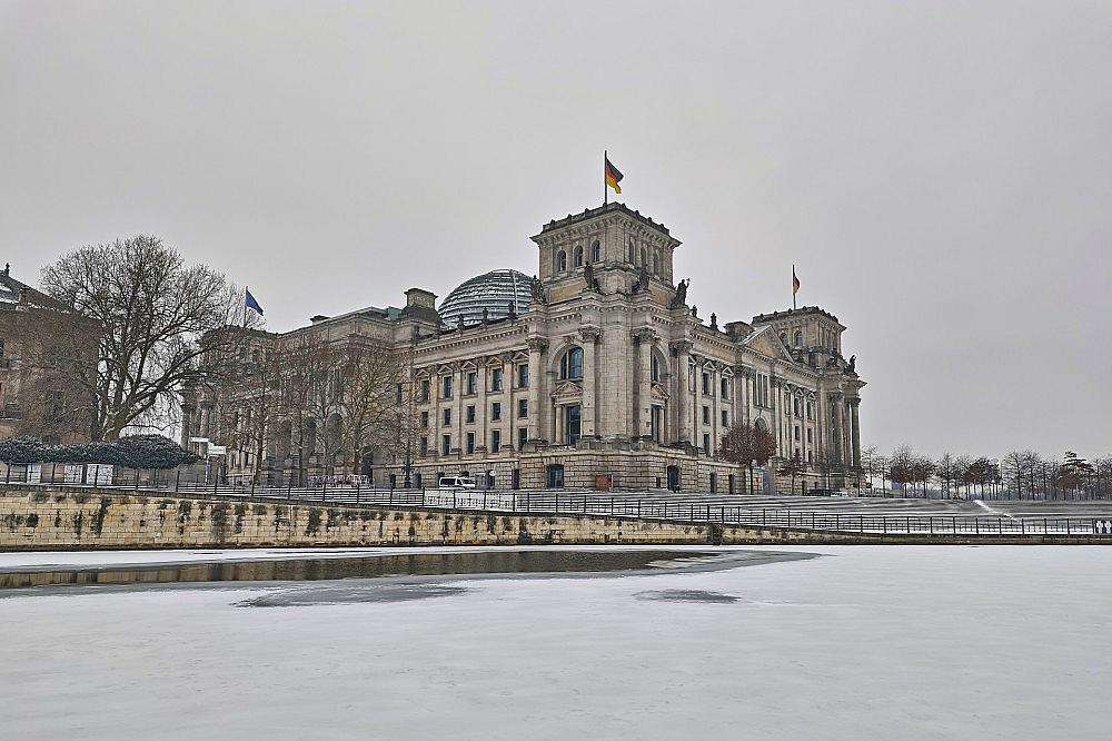 Regierungsviertel im Winter (Archiv) via dts Nachrichtenagentur