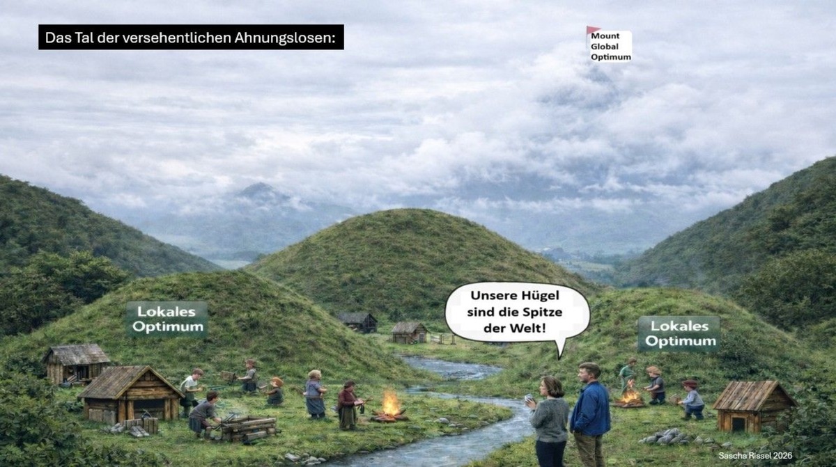 Der Irrtum des Jahrhunderts: Die größte strategische Illusion unserer Zeit / Warum Entscheidungsträger glauben, auf dem Gipfel zu stehen, obwohl sie im Tal sind presseportal.de