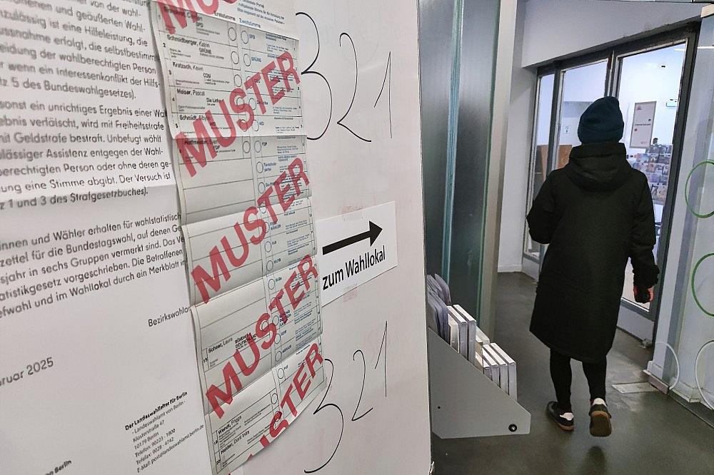 Wahllokal bei Bundestagswahl 2025 (Archiv)