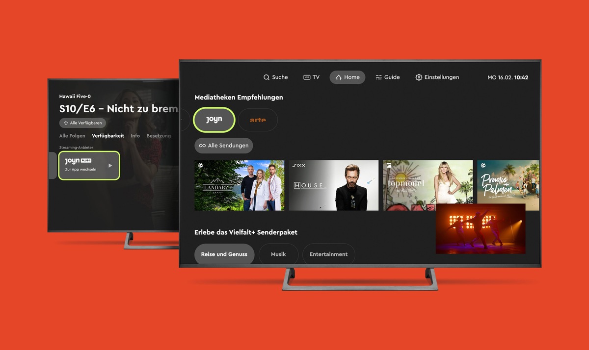 Joyn-Inhalte ab sofort über HD+ TV-App verfügbar