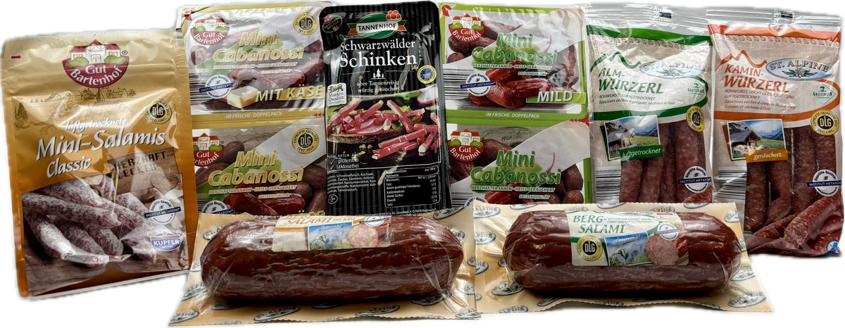 Jetzt geht's um die Wurst: NORMA reduziert im Februar die Preise auf Salami und Schinken um bis zu 11 Prozent / Bergsalami, Cabanossi, Kaminwurzerl und Co.