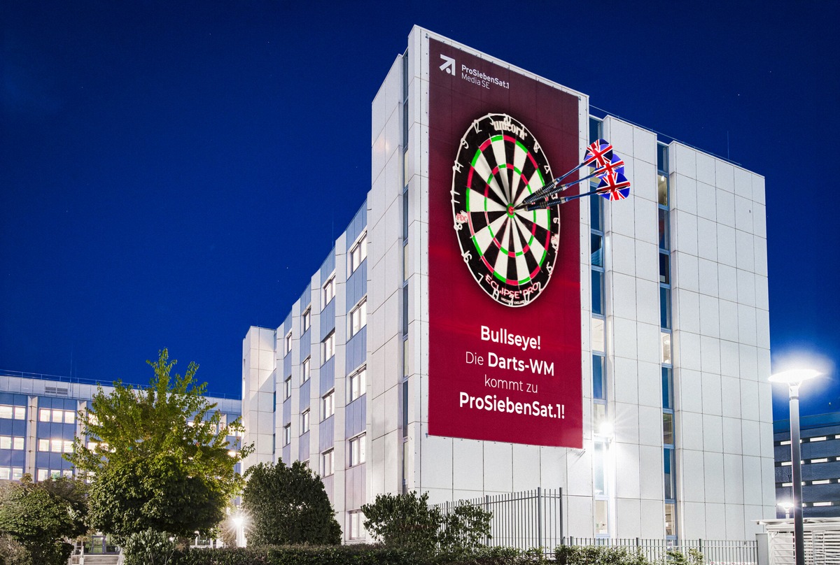 Bullseye! ProSiebenSat.1 erwirbt Übertragungsrechte für die Darts-Weltmeisterschaften ab 2027