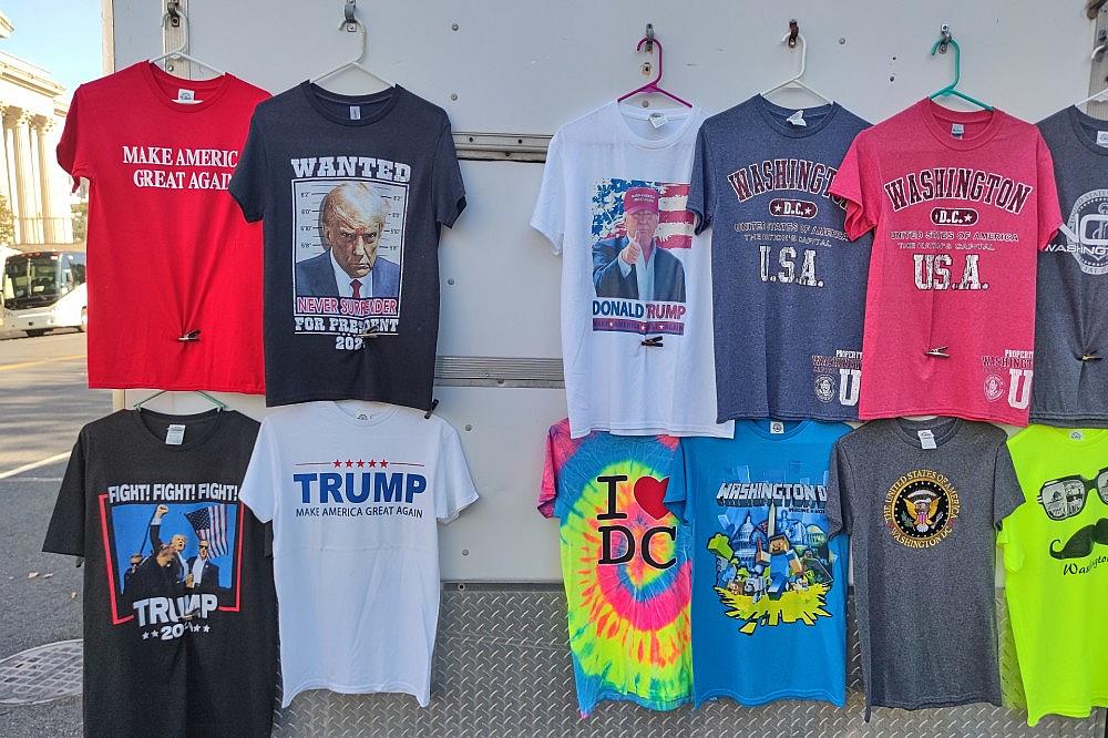 Donald-Trump-T-Shirts (Archiv) via dts Nachrichtenagentur