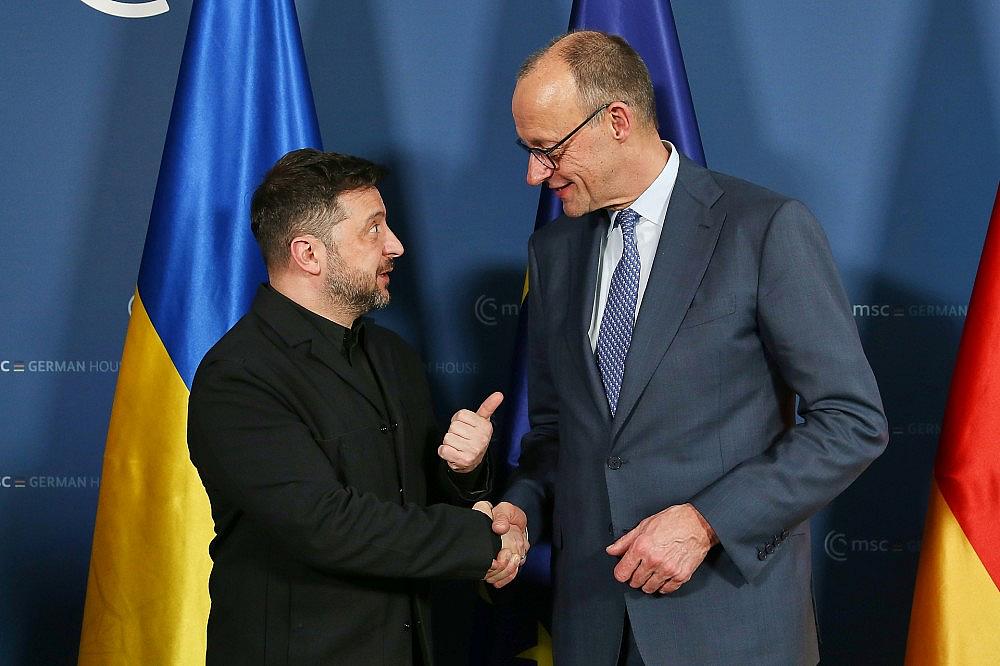 Wolodymyr Selenskyj und Friedrich Merz (Archiv) via dts Nachrichtenagentur