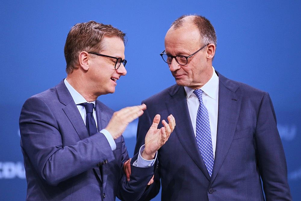 Carsten Linnemann und Friedrich Merz (Archiv)