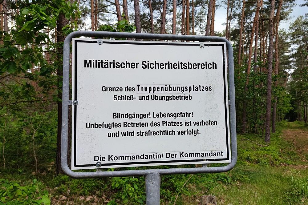 Militärischer Sicherheitsbereich (Archiv)