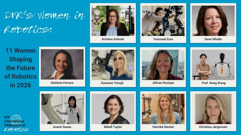 WOMEN in ROBOTICS 2026: International Federation of Robotics stellt Preisträgerinnen vor