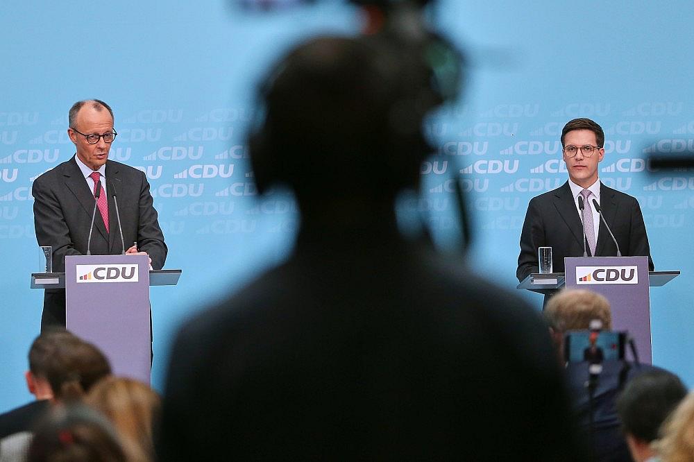 Friedrich Merz und Manuel Hagel am 09.03.2026 via dts Nachrichtenagentur