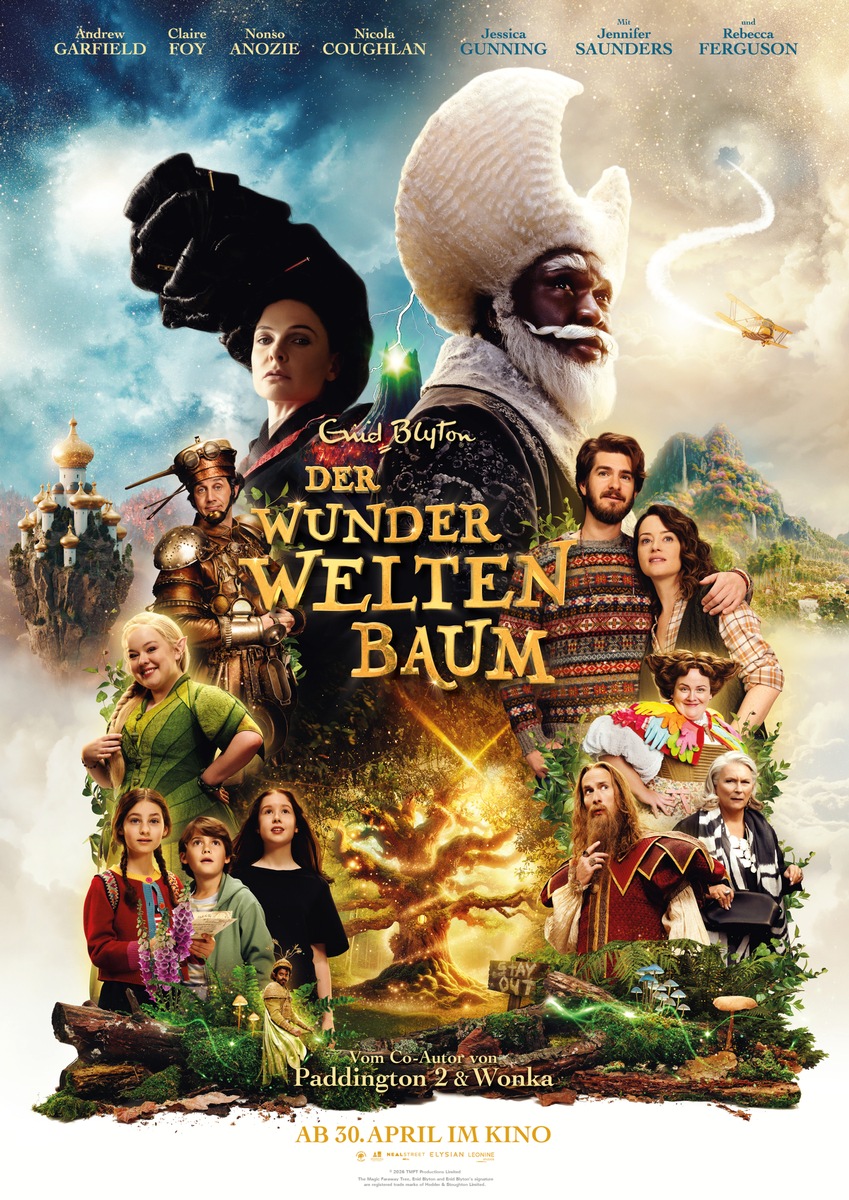 Neuer Trailer & Plakat zum farbenfrohen Familien-Fantasyabenteuer DER WUNDERWELTENBAUM / Ab 30. April 2026 im Verleih von LEONINE Studios im Kino! presseportal.de