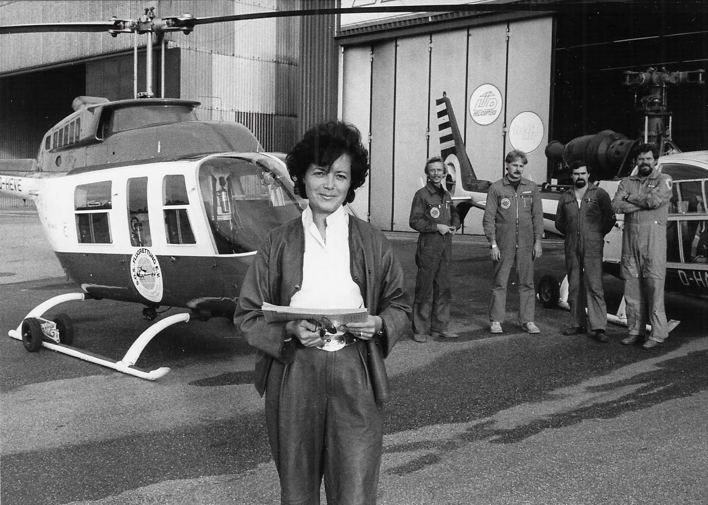 Verschwiegene Pionierin der Luftrettung