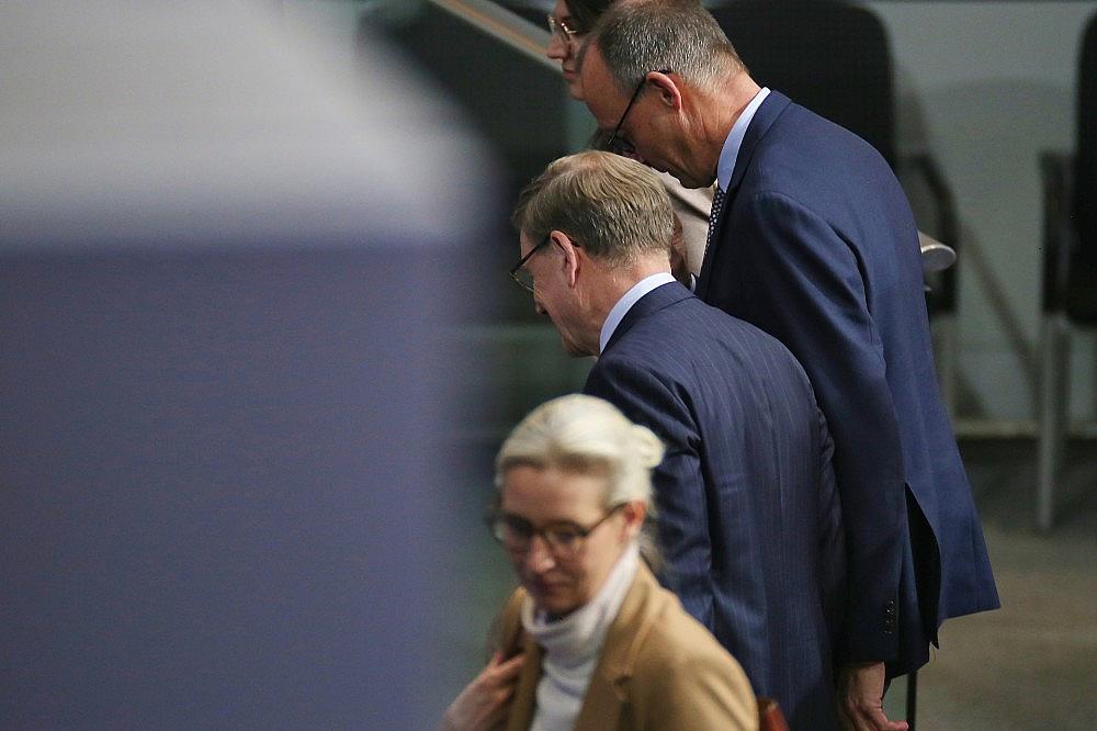 Alice Weidel, Johann Wadephul und Friedrich Merz (Archiv)