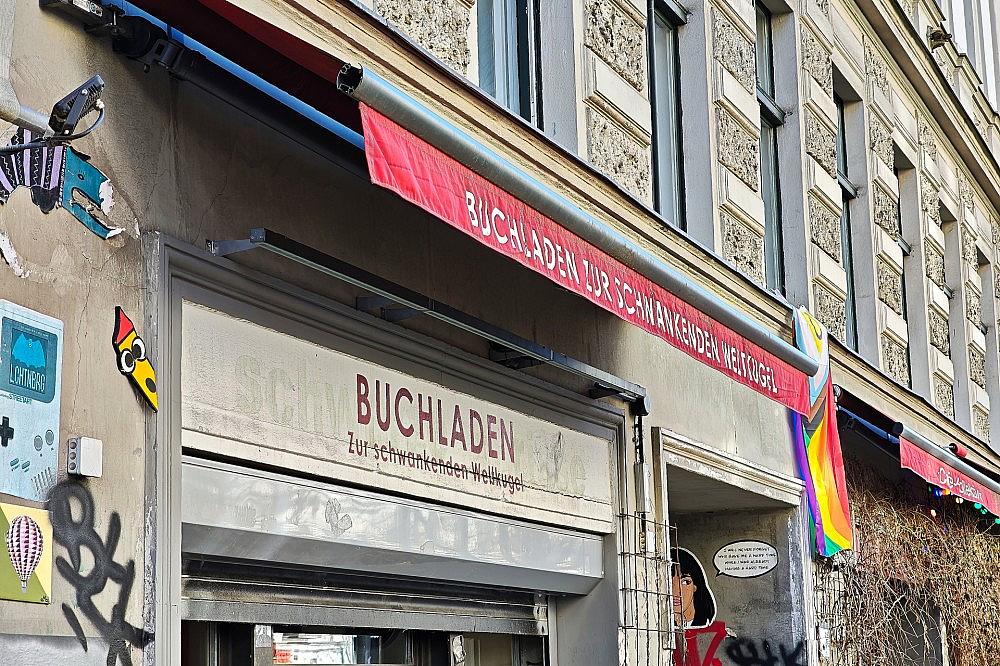 Vom Buchhandlungspreis ausgeschlossener Buchladen 