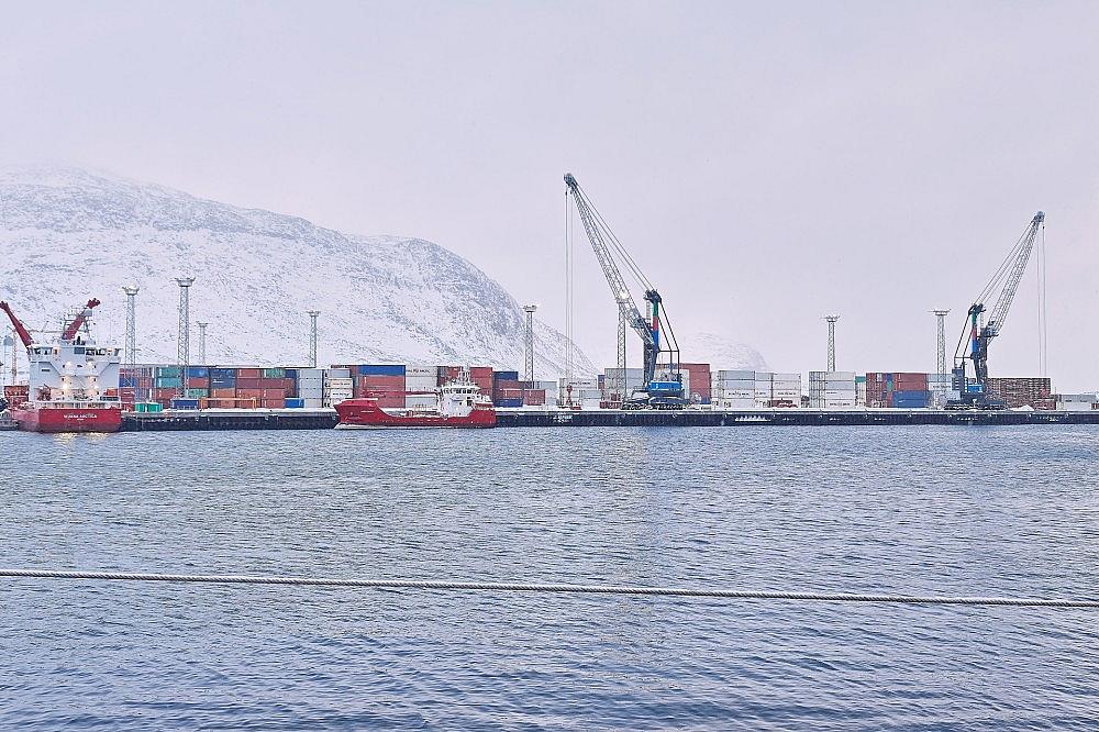 Container im Hafen von Nuuk auf Grönland (Archiv) via dts Nachrichtenagentur