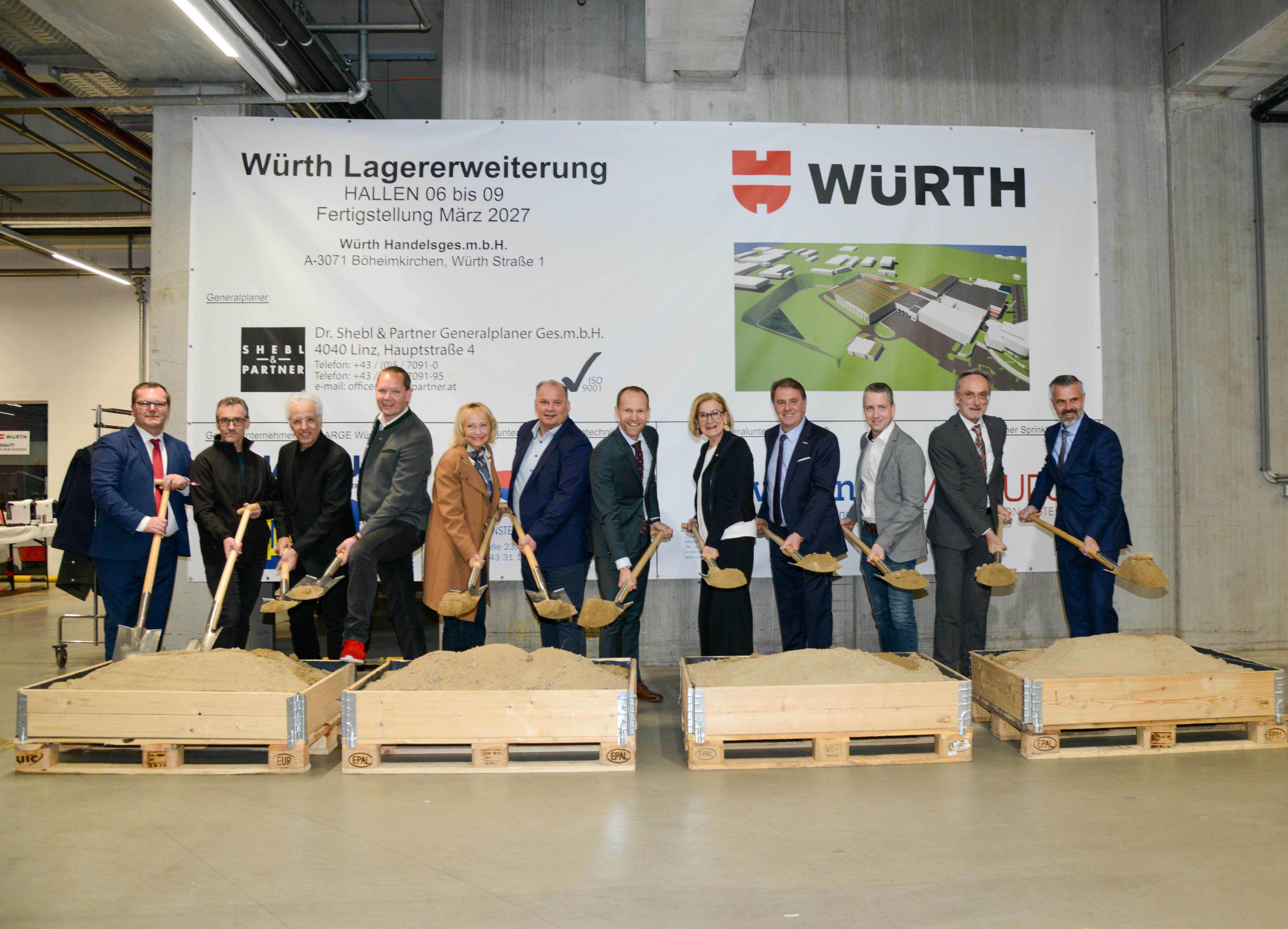 Spatenstichfeier Würth