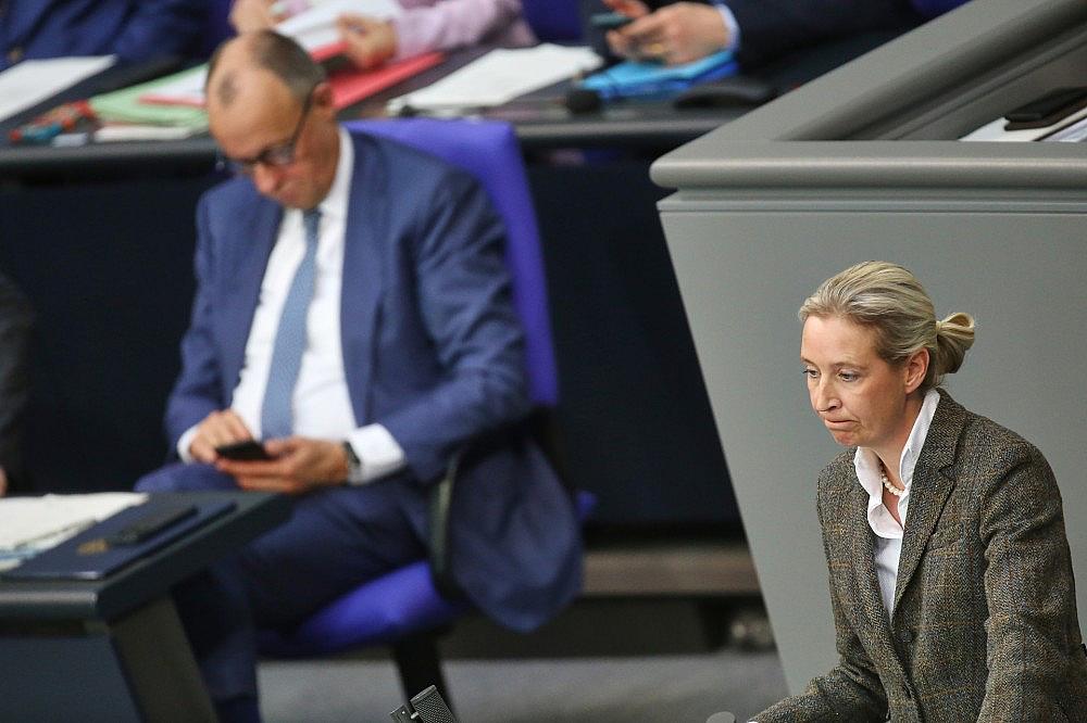 Friedrich Merz und Alice Weidel (Archiv) via dts Nachrichtenagentur