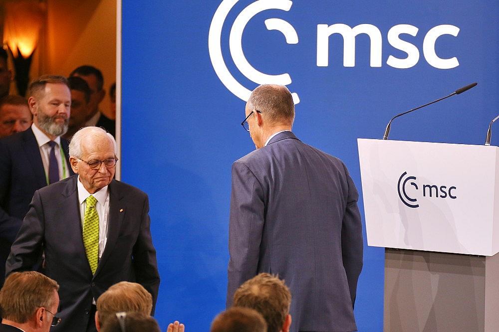 Wolfgang Ischinger und Friedrich Merz (Archiv)