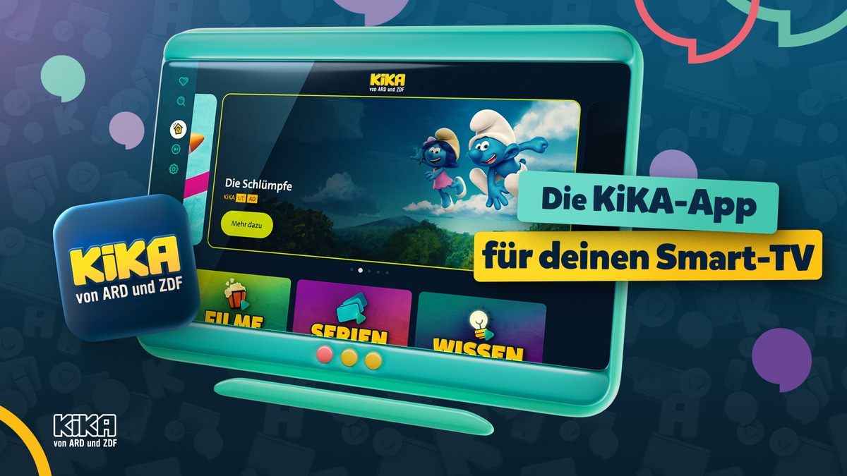 KiKA launcht neues Smart-TV-Angebot für Kinder / Pionier-Projekt im Streaming-Netzwerk von ARD und ZDF stärkt das Kindermedienangebot