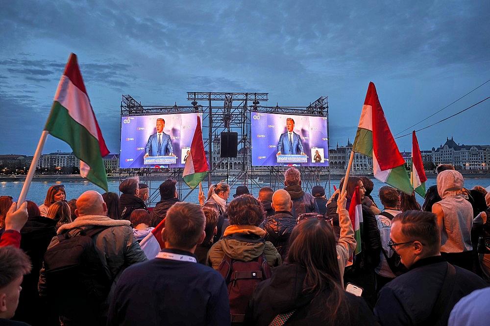 Péter Magyar am 12.04.2026