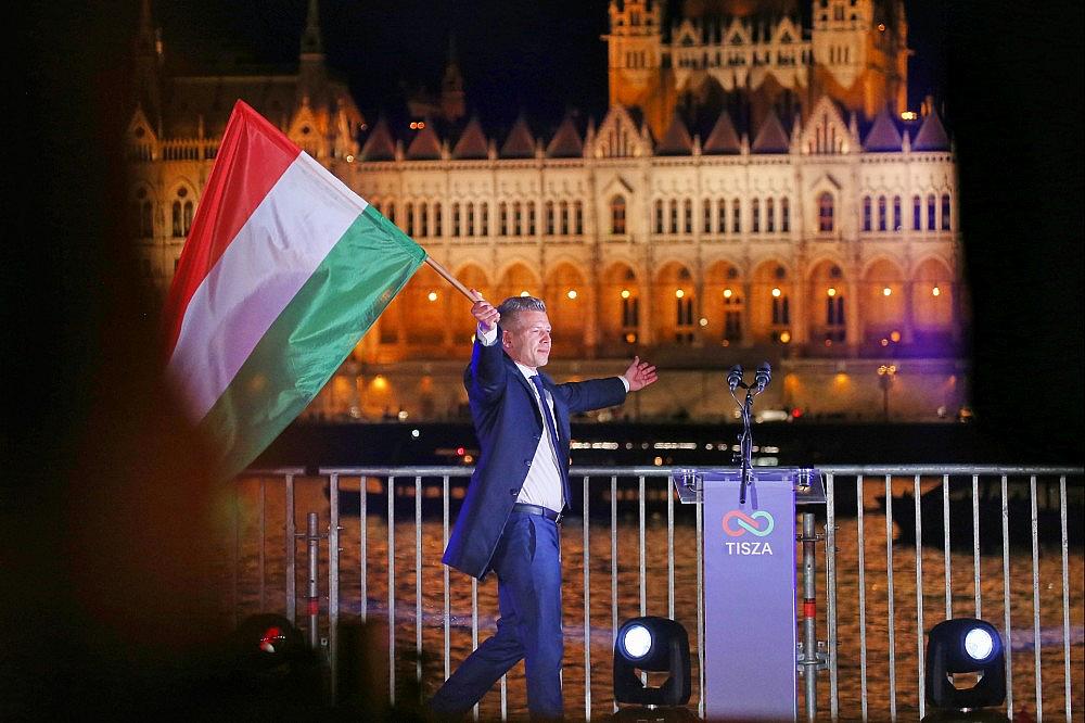 Péter Magyar am 12.04.2026