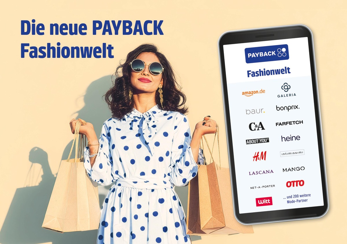 Die neue PAYBACK Fashionwelt bietet 200 Brands mit Modehighlights und Punkten on top / 
