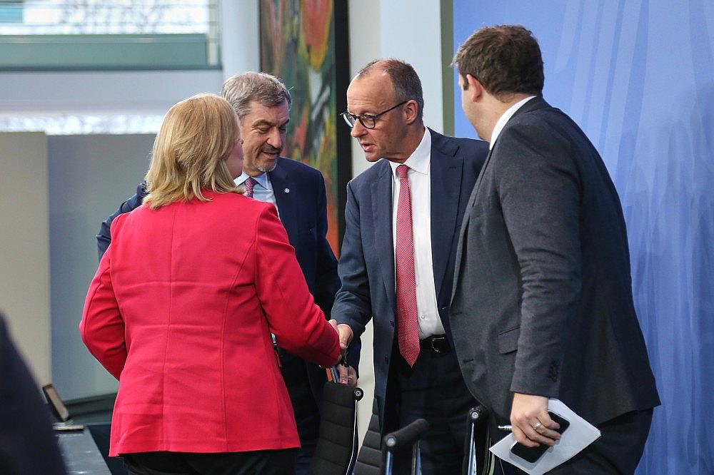 Pressekonferenz nach Koalitionsausschuss am 13.04.2026