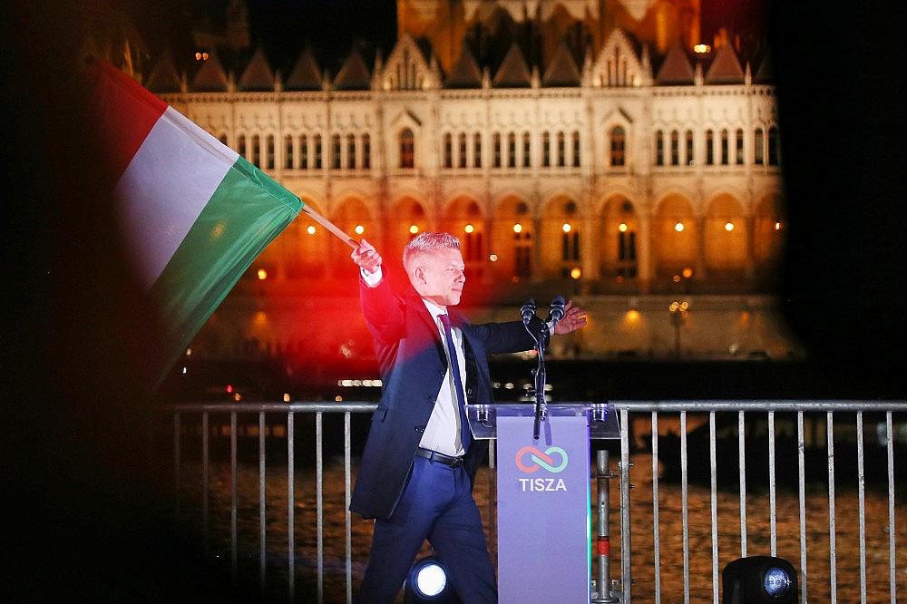 Péter Magyar am 12.04.2026 via dts Nachrichtenagentur