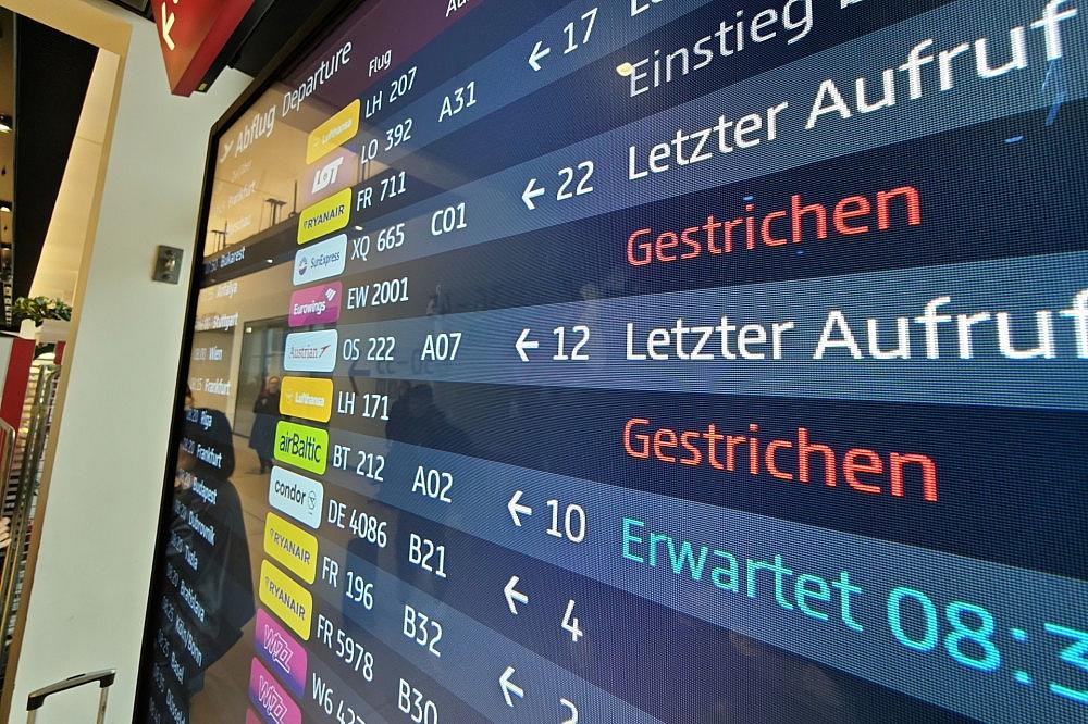 Flugstreichungen wegen Lufthansa-Piloten-Streik am 13.04.2026