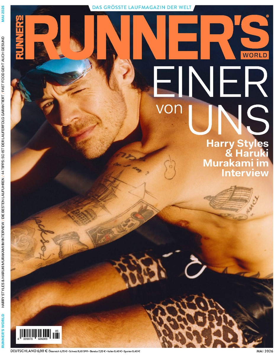 Pop-Superstar Harry Styles in RUNNER'S WORLD / 