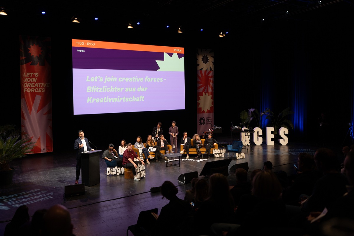 German Creative Economy Summit am 28. und 29. April 2026 in Hamburg / Kreativwirtschaft zwischen KI-Boom und strukturellem Wandel