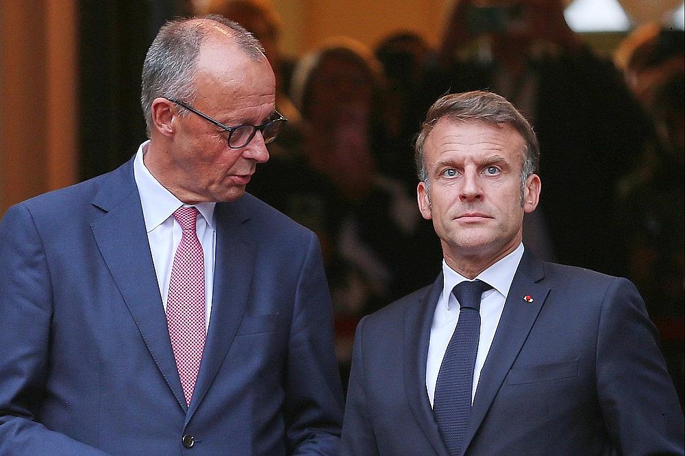Friedrich Merz und Emmanuel Macron (Archiv) via dts Nachrichtenagentur